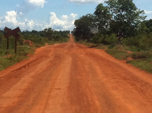 The road to Katakwi