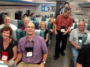 Bishops on the bullet train